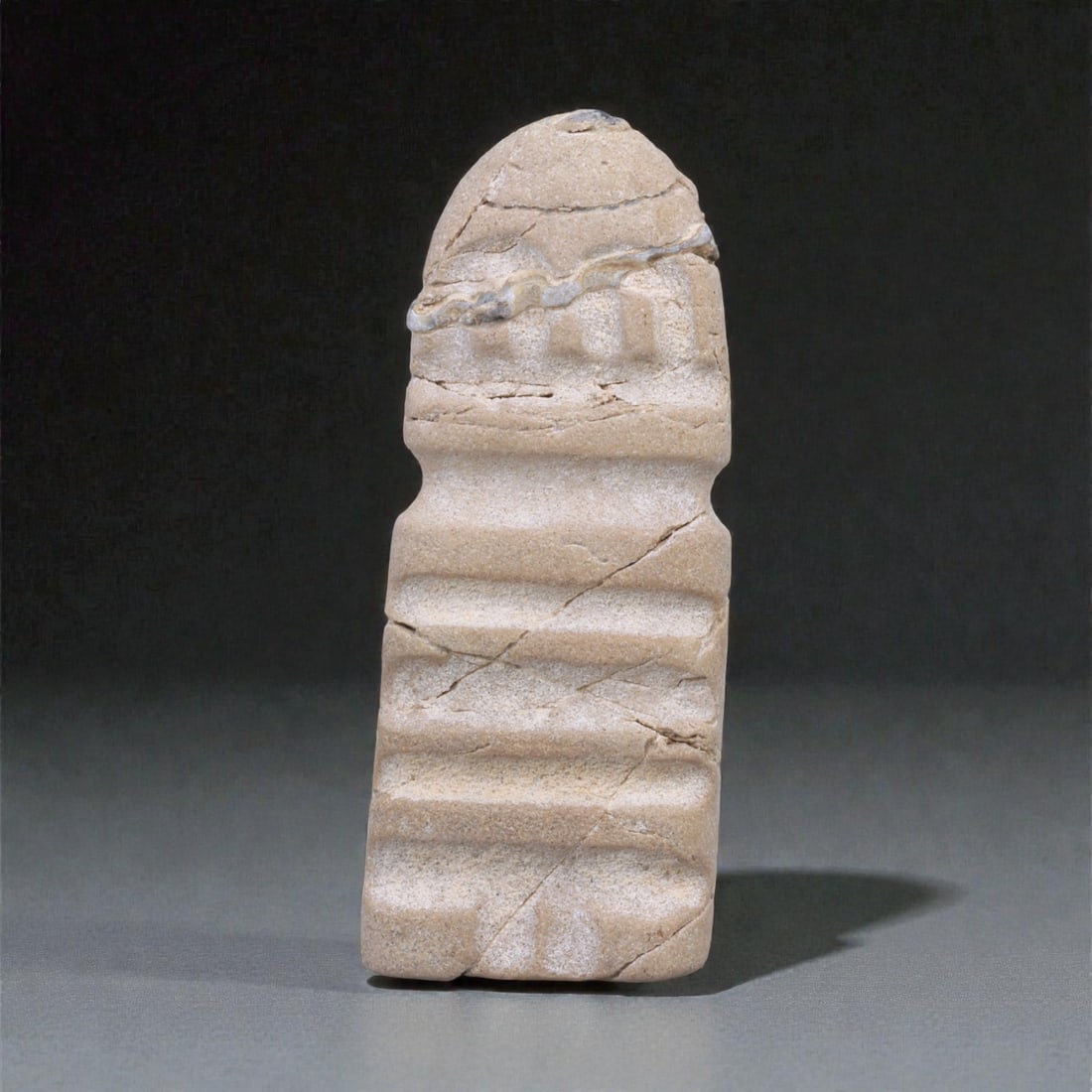 A Valdivian Stone Figure, Early Formative Period, Circa 3500-1500 BCE, 4.9cm, 63S (1 of 2)