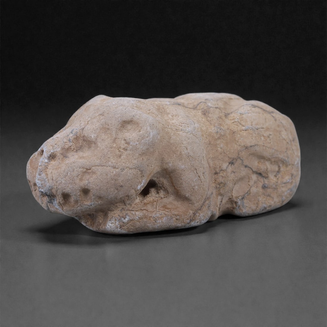 A Near Eastern Stone Zoomorphic Figure, 3rd Millennium BCE, 48P (1 of 2)