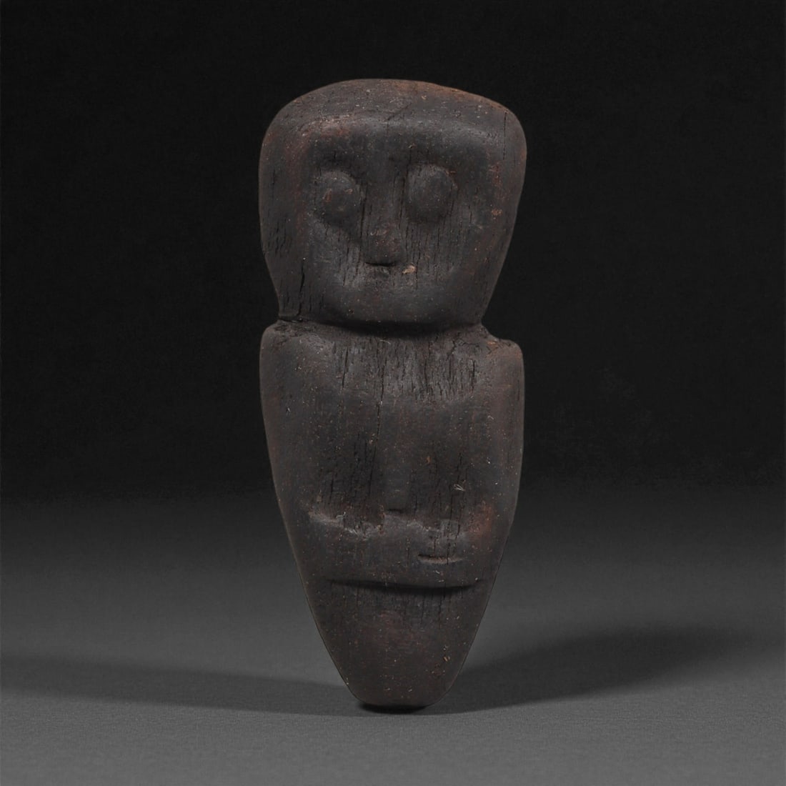 A Wooden Anthropomorphic Figurine, 19th-Early 20th Century, 40LF (1 of 2)