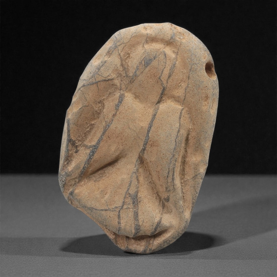 A Byzantine Stone Relief with Winged Figure, 10th-12th Century, 29C (1 of 2)