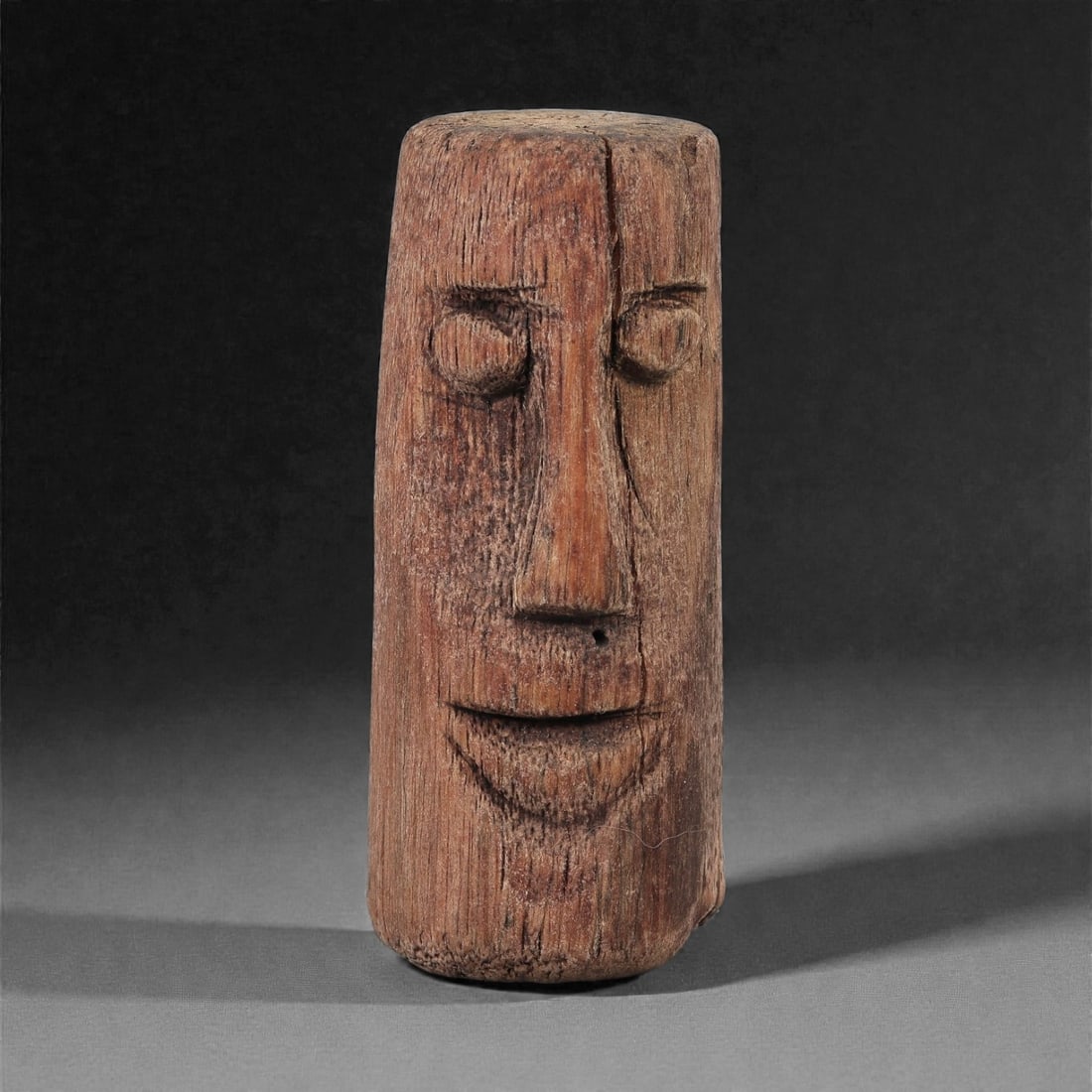 A Wooden Anthropomorphic Figurine, 19th-Early 20th Century, 50LG (1 of 2)