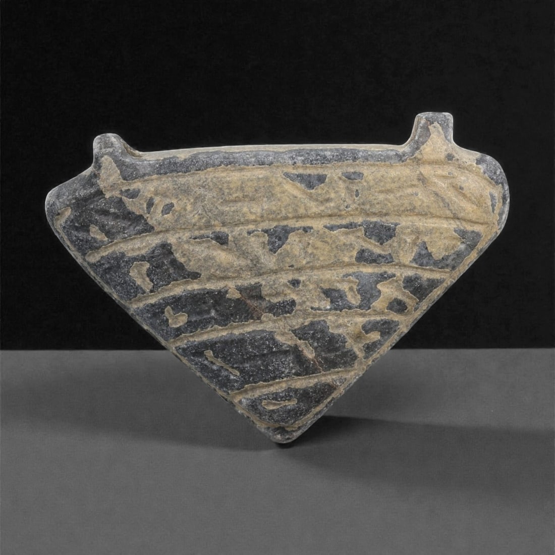 A Sumerian Schist Incised Amulet, Early Dynastic III, Circa 2600-2300 BCE, 99LJ (1 of 2)