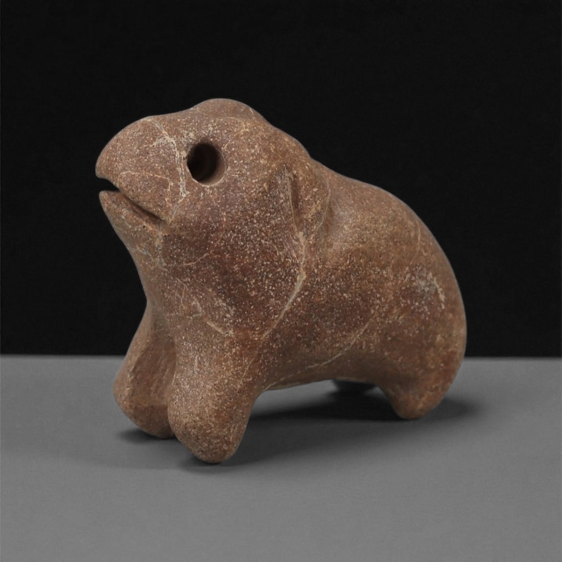 A Near Eastern Stone Zoomorphic Figurine, 3rd-2nd Millennium BCE, 53LA (1 of 2)