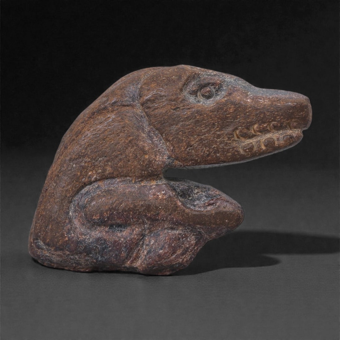 A Near Eastern Stone Animal Figure, 3rd-2nd Millennium BCE, 13E (1 of 2)
