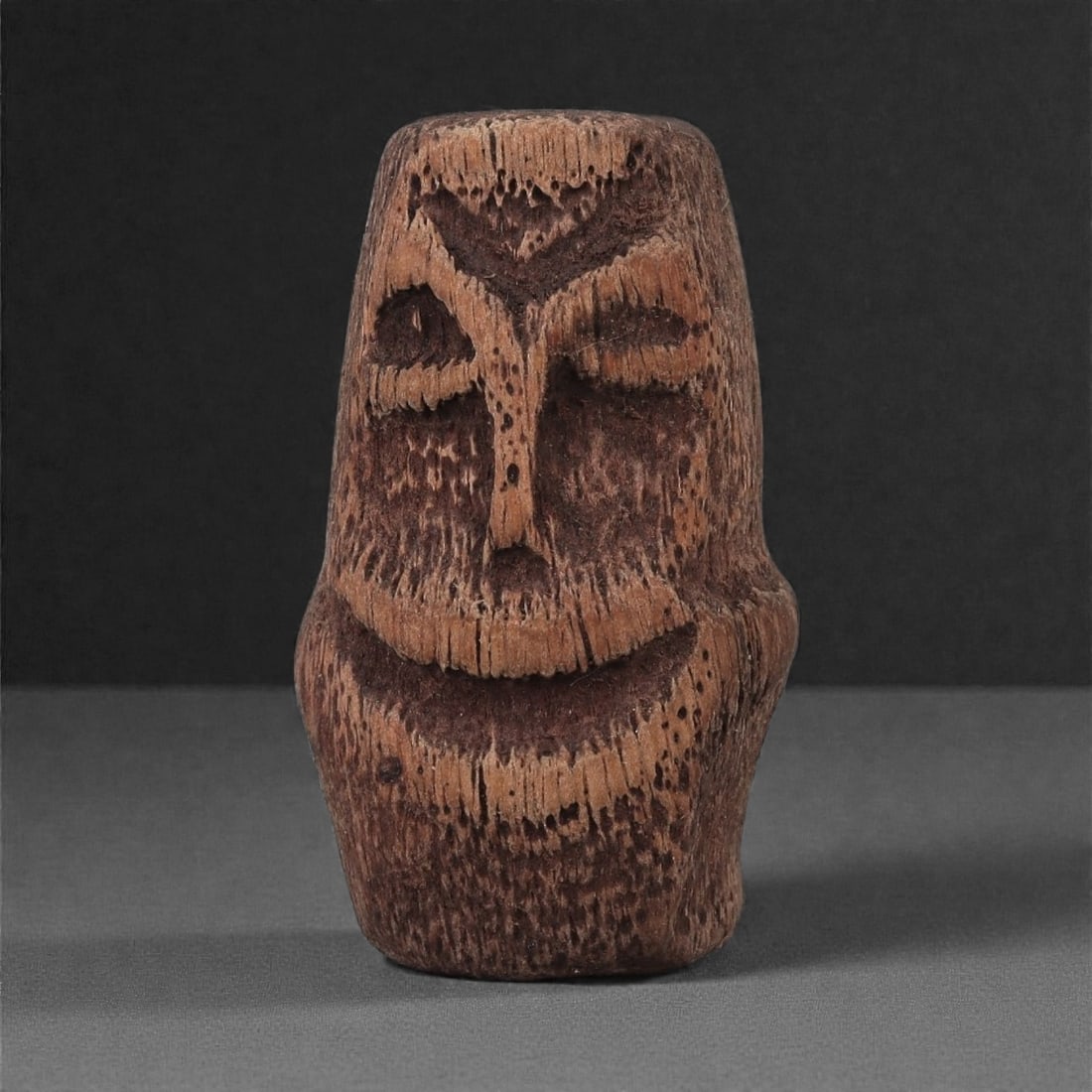 A Wooden Anthropomorphic Figurine, 19th-Early 20th Century, 55LG (1 of 2)