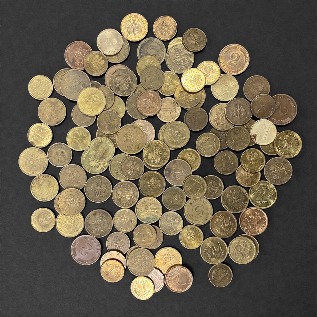 POLAND & EASTERN EUROPE: Groszy, Fillers Coin Group, 1960s-2000s, 217g, 27V (1 of 1)