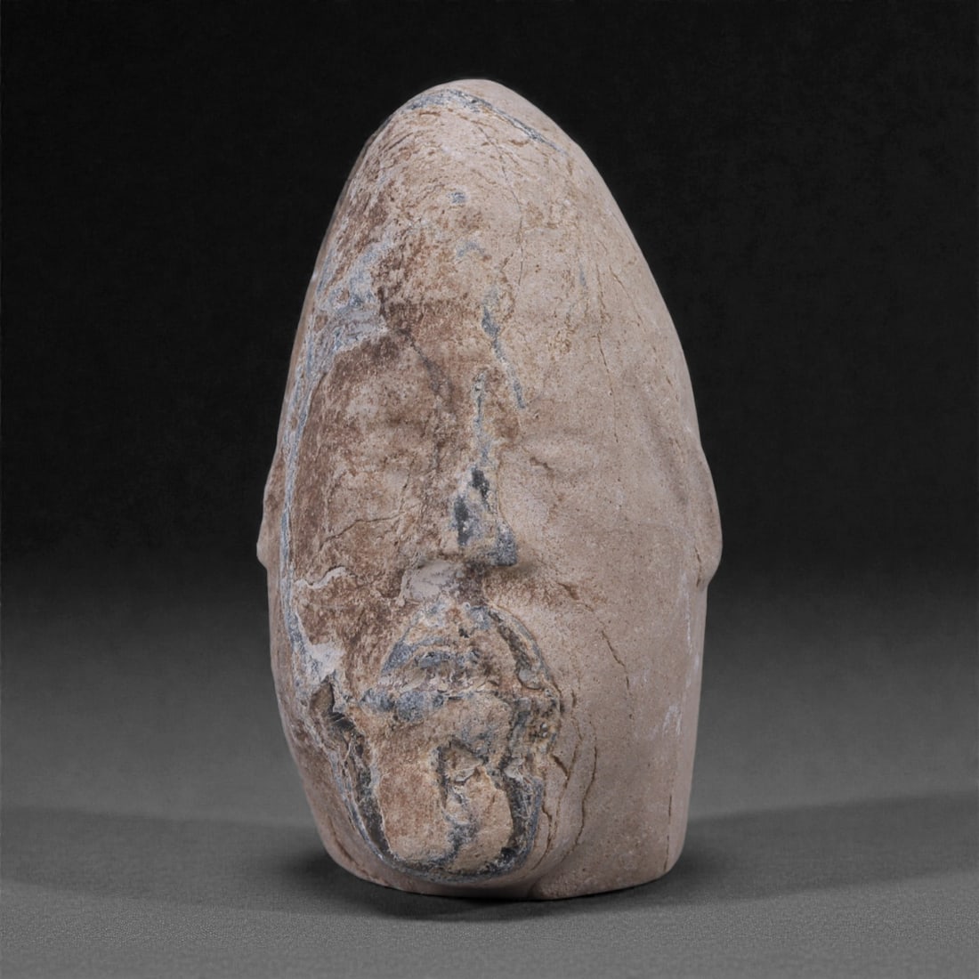 A Near Eastern Stone Head Bust, 3rd Millennium BCE, 12P (1 of 3)