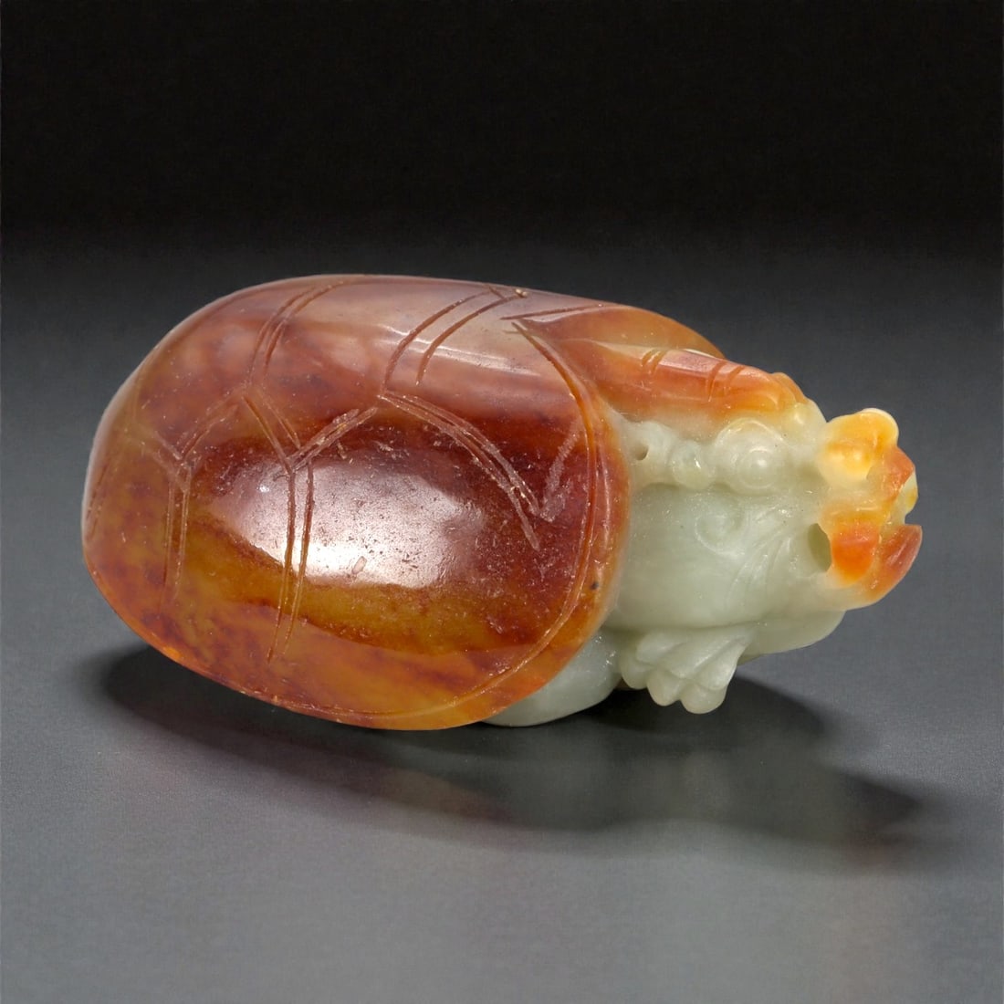 A Chinese Nephrite Jade Bixi Figure, 20th Century, 81FB (1 of 3)