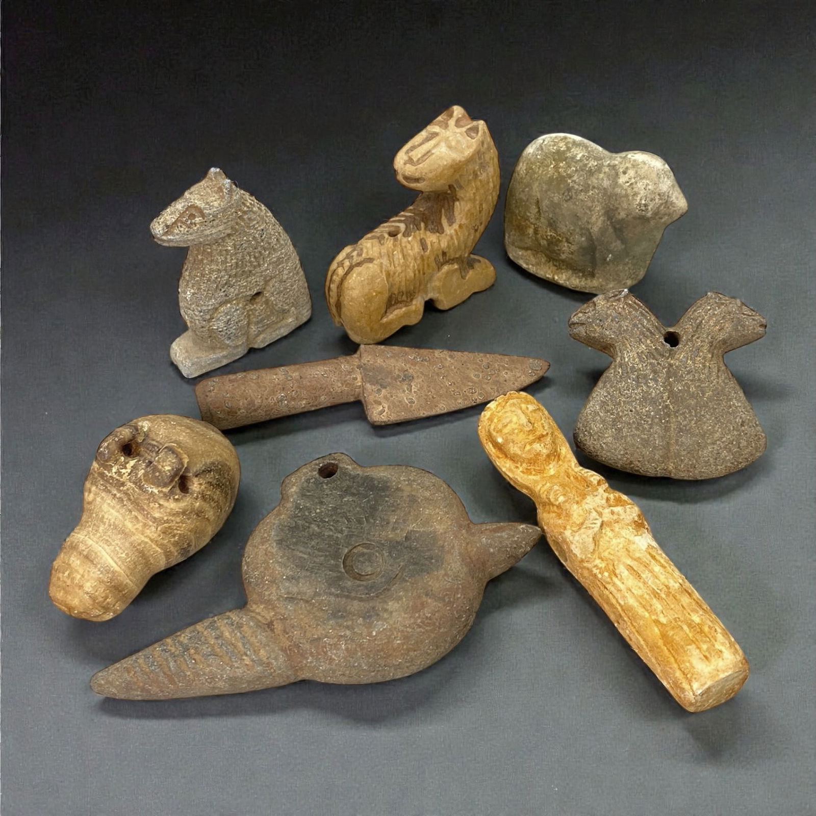 A Near Eastern Stone Object Group, Ancient-Medieval Period, 48W (1 of 1)