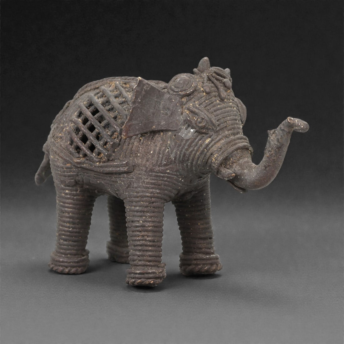 An African Bronze Elephant Figure, 19th-Early 20th Century, 13LN (1 of 3)