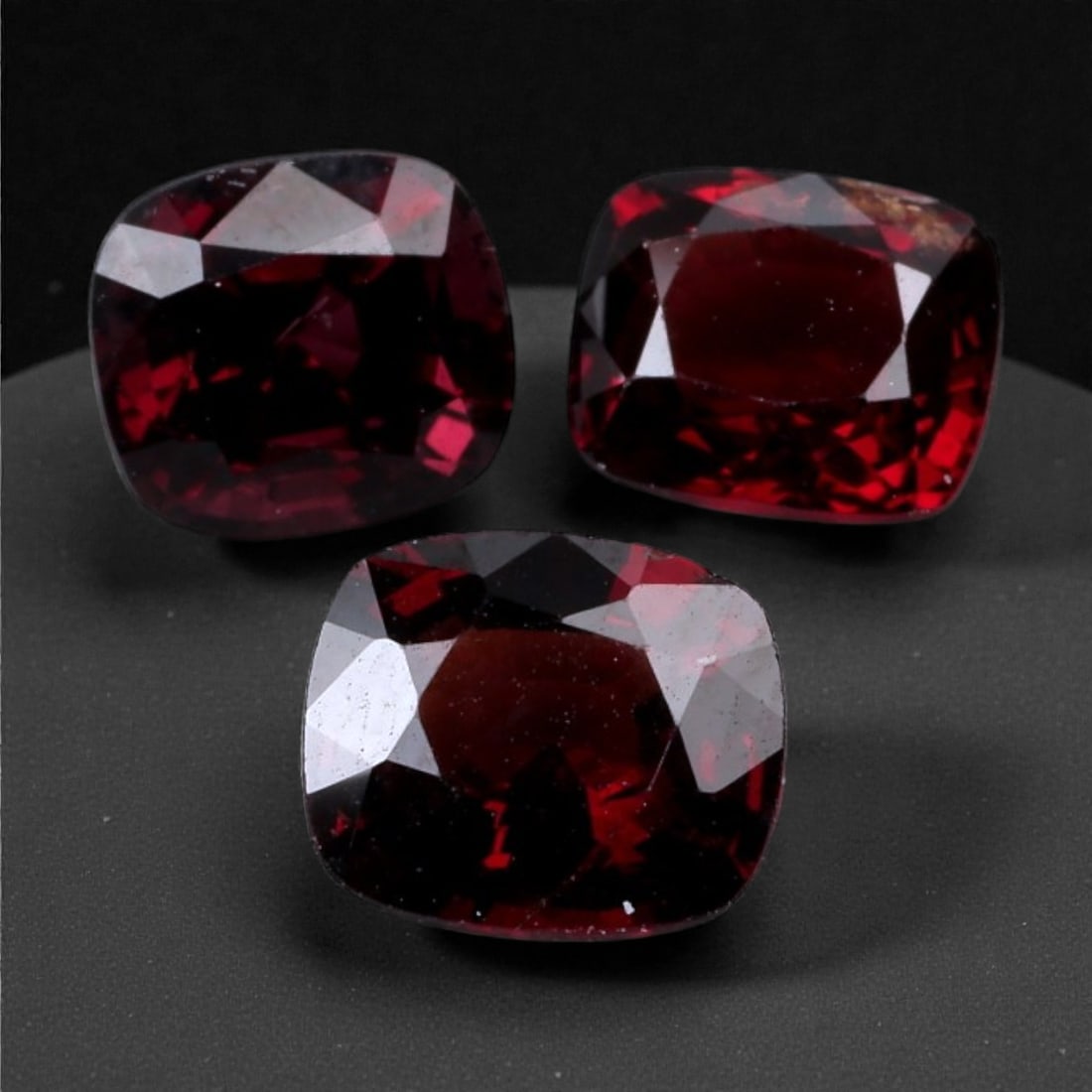 3.24 Carats Deep Merlot Red Spinel Selection - Natural Burmese Stones, 6mm, 85XH (1 of 1)