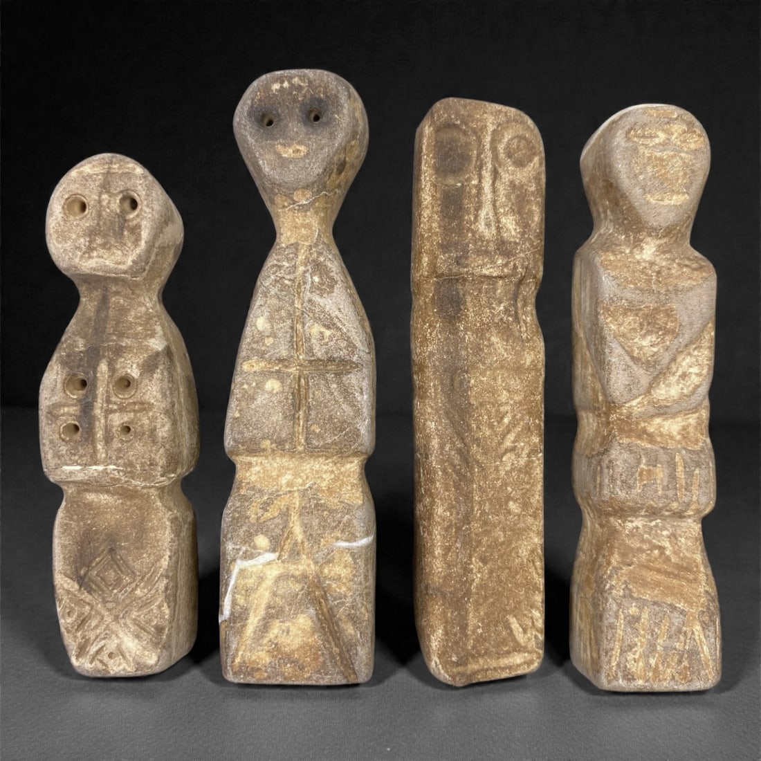 A Near Eastern Stone Idol Group, Medieval Period, 62Z (1 of 1)