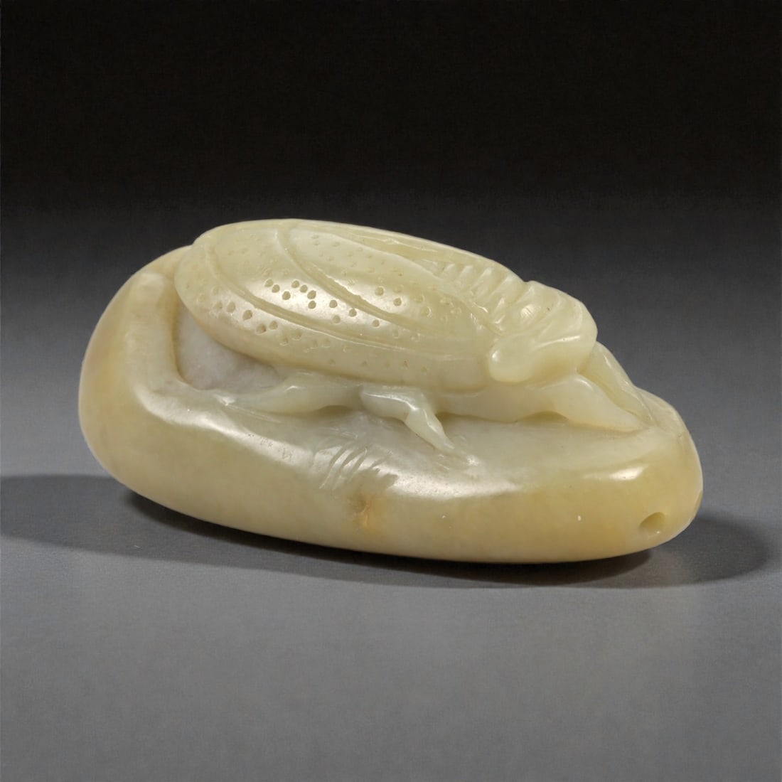 A Chinese Jade Cicada Carving, 20th Century, 5FB (1 of 3)
