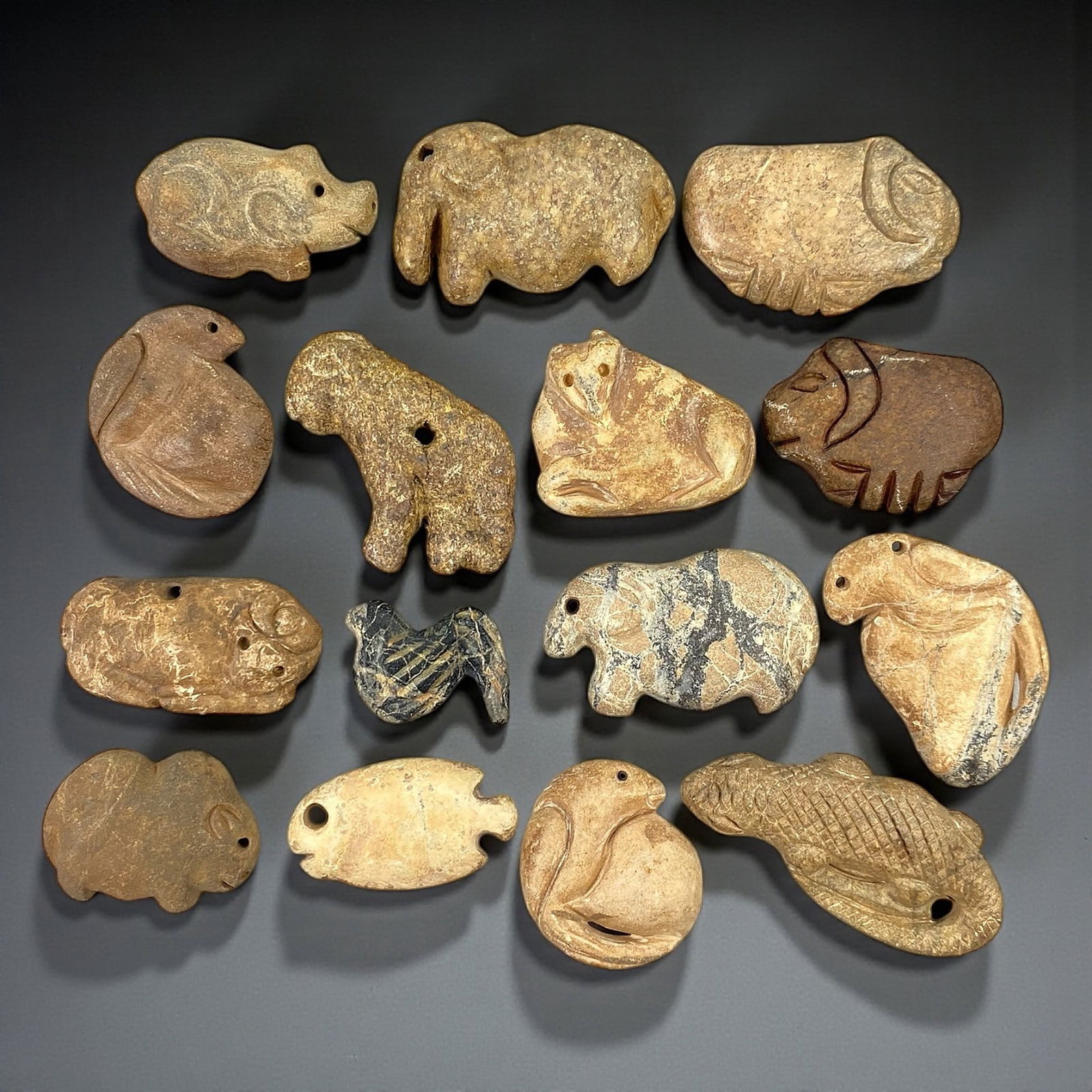 A Group of Near Eastern Stone Zoomorphic Figurines, 3rd-2nd Millennium BCE, 64V (1 of 1)