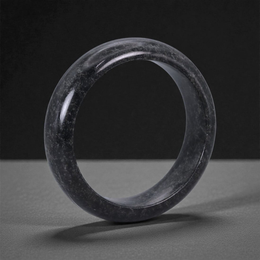 A Chinese Jadeite Bracelet Bangle, 6.4cm Inner Diameter, 13WE, 13WE (1 of 2)