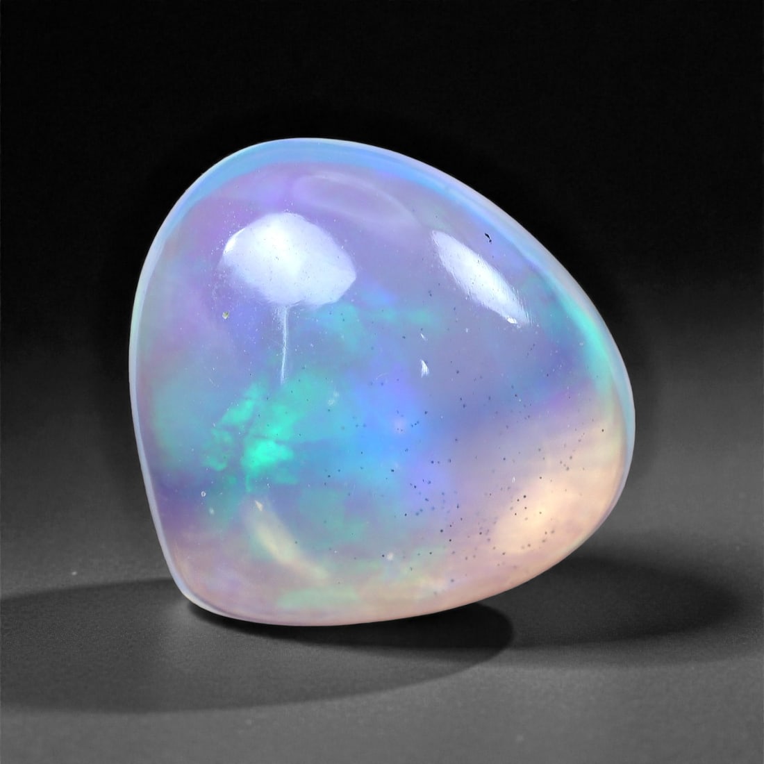 4.62 Carats Freeform Cabochon Opal - Natural Ethiopian Stone 13.8x12.9x5.7mm, 26XH (1 of 2)