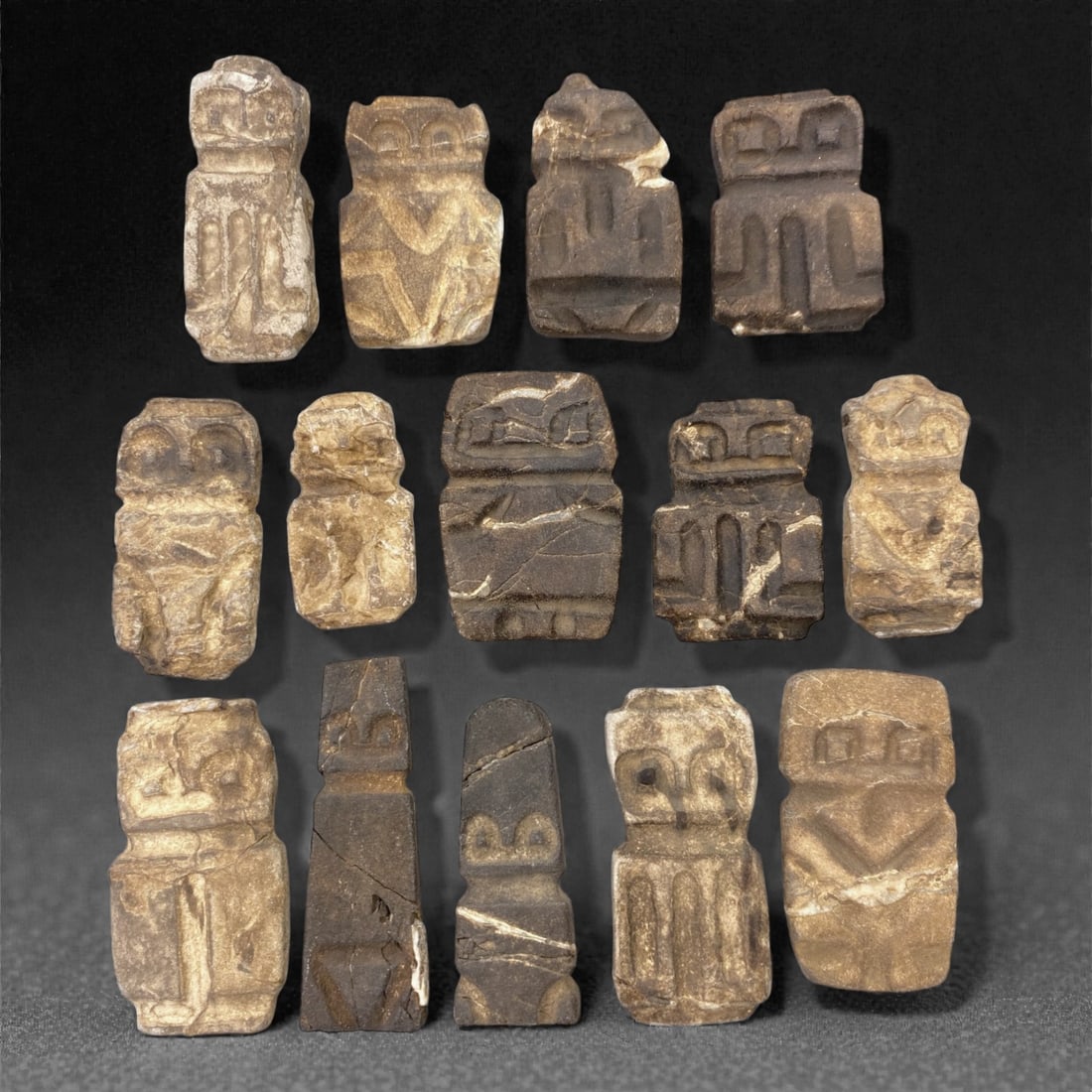 A Group of Valdivian Stone Anthropomorphic Figures, Circa 3500-1500 BCE, 86Z (1 of 1)