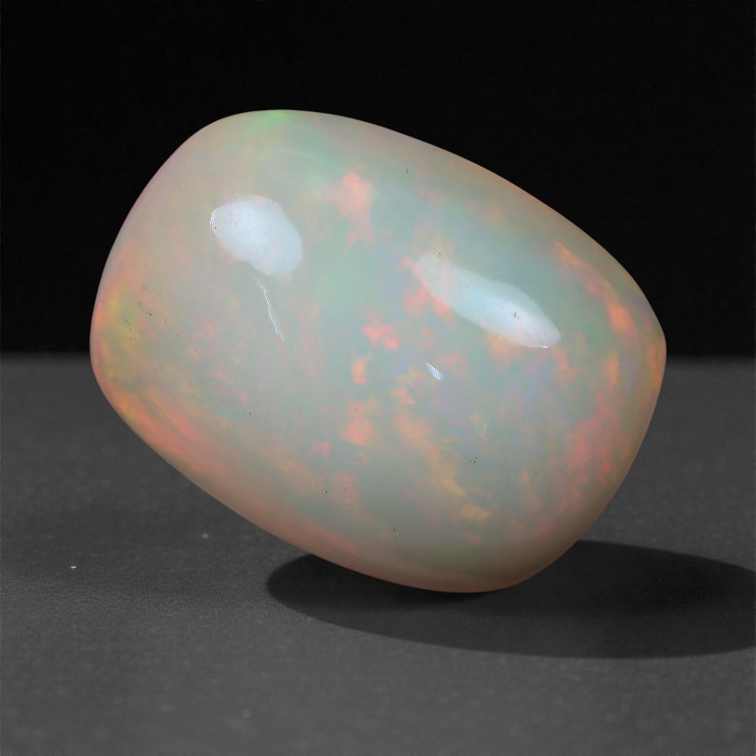 6.09 Carats Ember Glow Welo Opal - Natural Ethiopian Gemstone 14.7x11.3x7.1mm, 47XH (1 of 2)