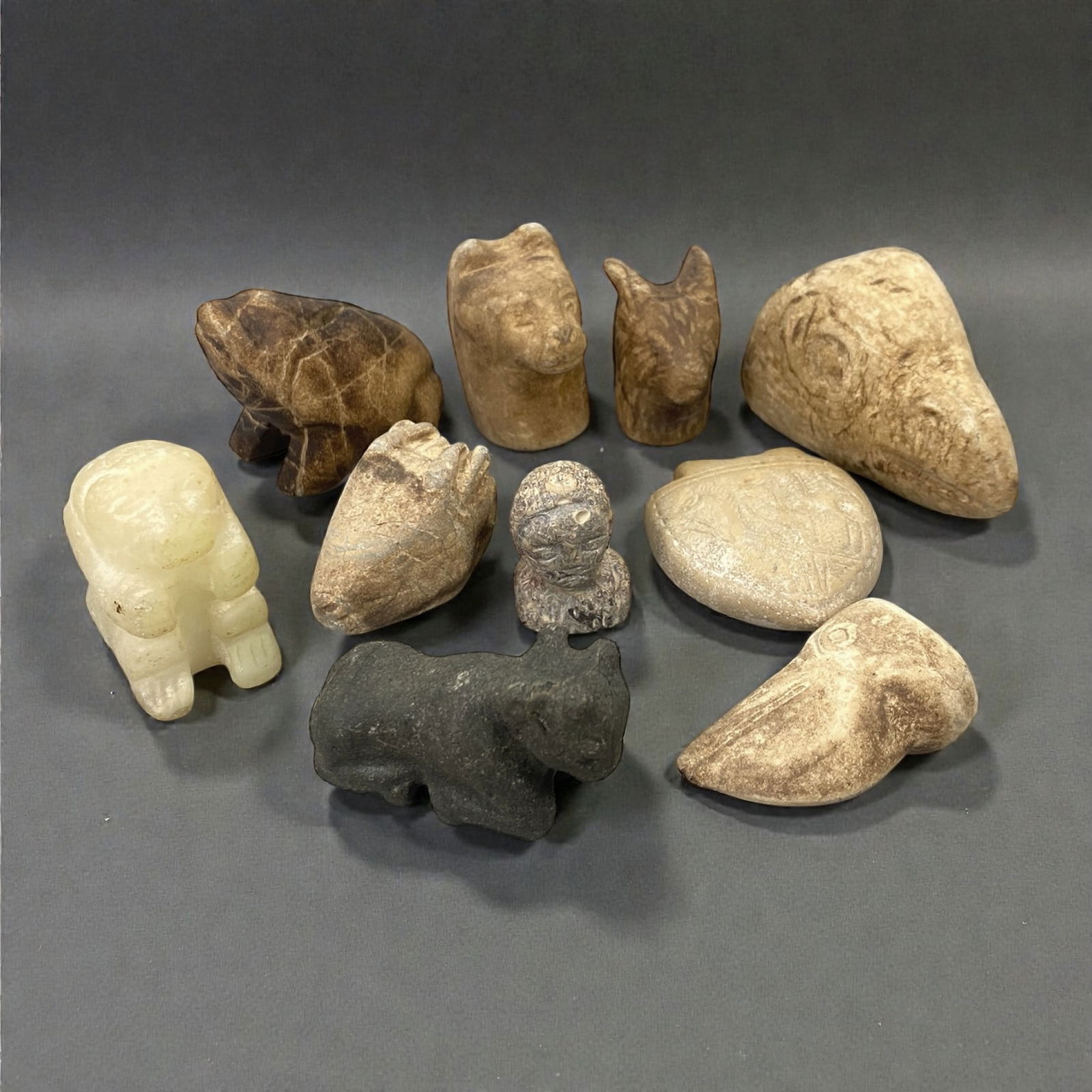 A Group of Near Eastern Stone Zoomorphic Figurines, 3rd-2nd Millennium BCE, 56XJ (1 of 1)