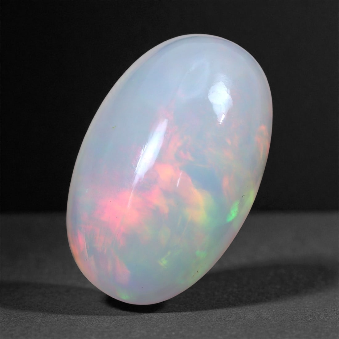 5.82 Carats Oval Cabochon Opal - Natural Ethiopian Stone 16.2x10.2x7.6mm, 9XH (1 of 2)