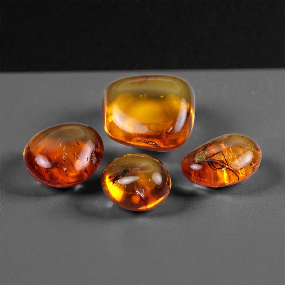 3.83 Carats Golden Honey Amber Selection - Natural Baltic Stones, 7-9mm, 86XH (1 of 1)