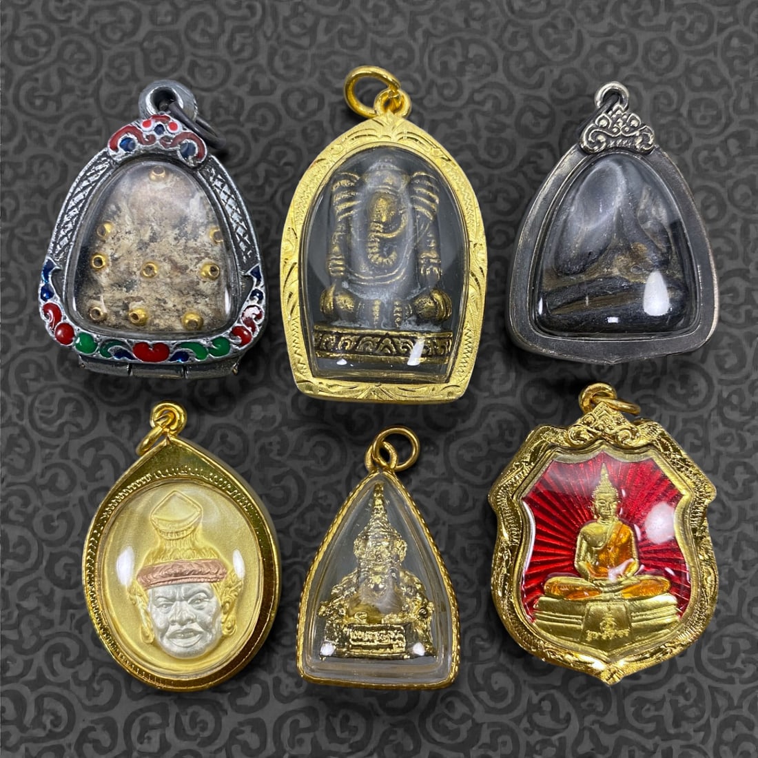 A Group of Six Thai Amulets, 20th Century, 79V (1 of 1)
