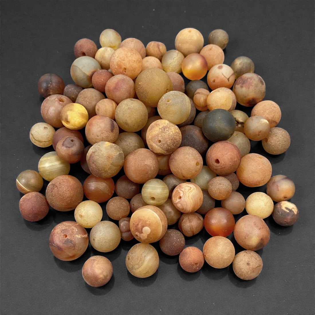 A Tibetan Carnelian Bead Group, 18th-19th Century, 78V (1 of 1)