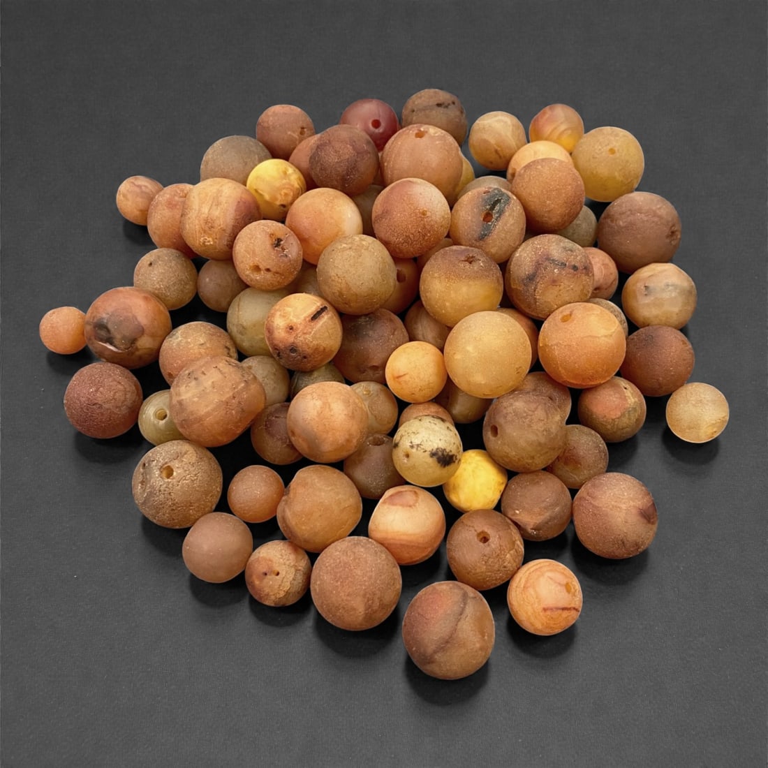 A Tibetan Carnelian Bead Group, 18th-19th Century, 31W (1 of 1)