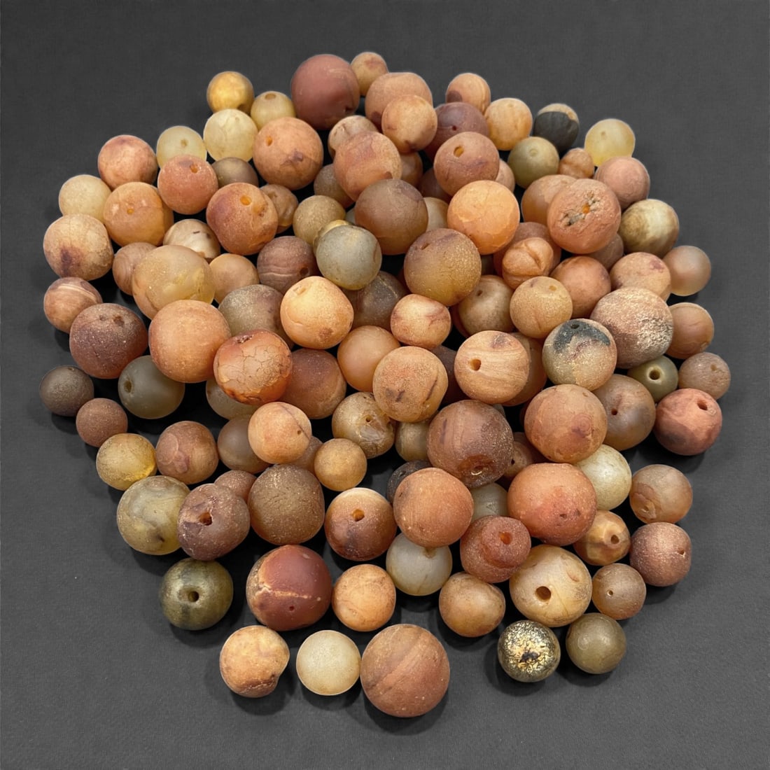 A Tibetan Carnelian Bead Group, 18th-19th Century, 85W (1 of 1)
