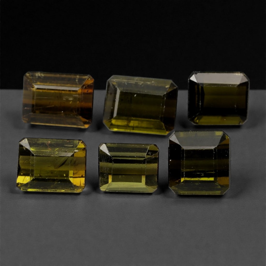 8.72 Carats Olive Green Tourmaline Parcel - Natural Nigerian Stones, 5-7mm, 2XK (1 of 1)