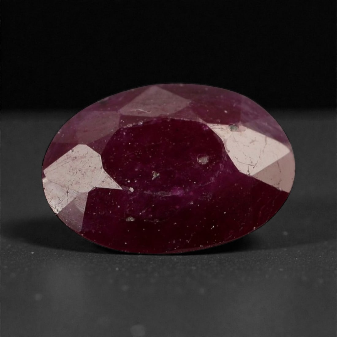 1.05 Carats Deep Crimson Ruby - Natural Mozambique 8.0 x 6.0 x 2.7 mm, 57WC (1 of 1)