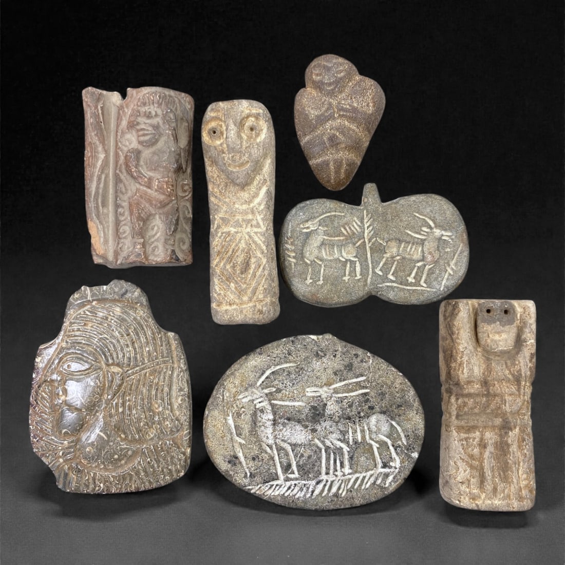 A Group of Near Eastern Stone Idols and Amulets, 3rd-2nd Millennium BCE, 84Z (1 of 1)
