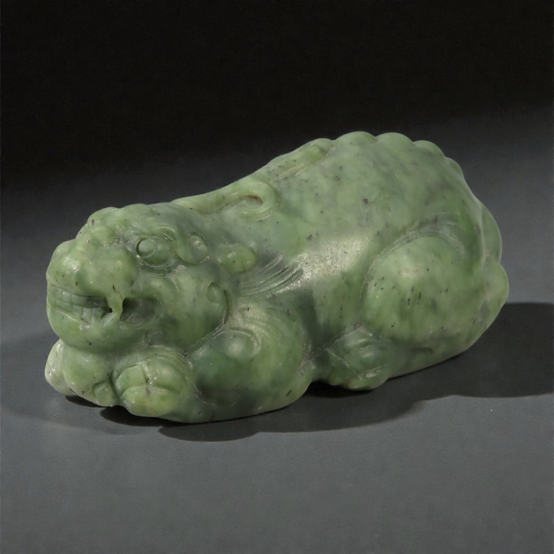 A Chinese Jade Mythical Beast Sculpture, 20th Century, 87YA (1 of 3)