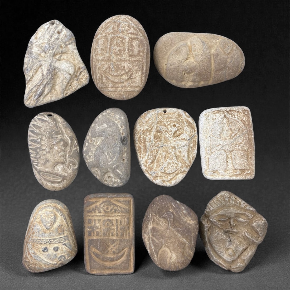 A Group of Medieval Christian Stone Devotional Objects, 12th-15th Century, 69Z (1 of 1)