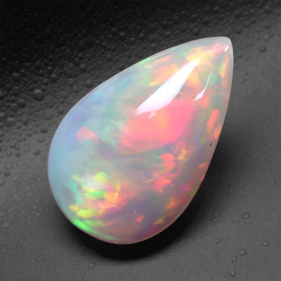 3.27 Carats Radiant Flame Welo Opal - Natural Ethiopian Gemstone 17x10x4.1mm, 1XH (1 of 2)