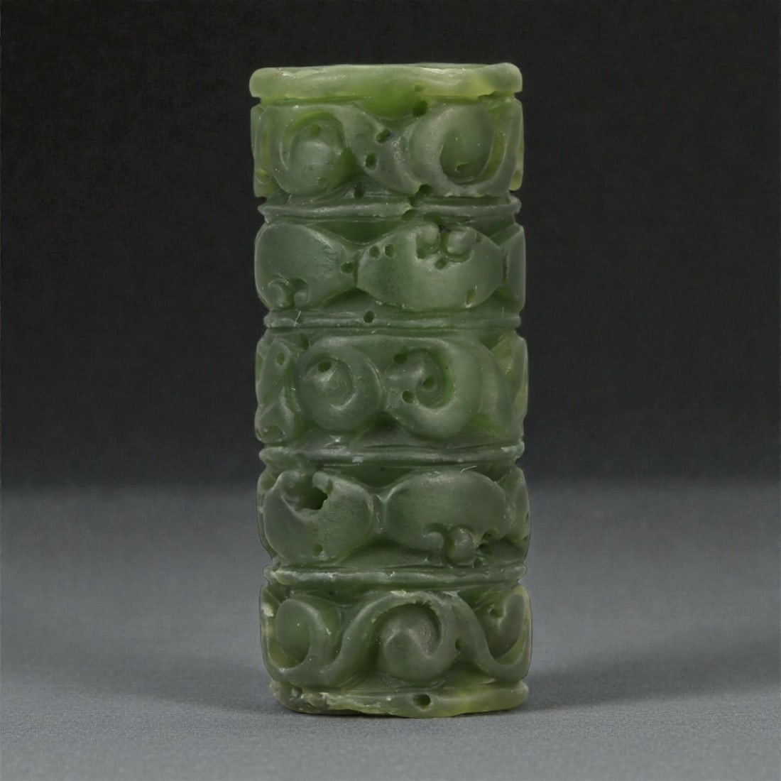 A Chinese Nephrite Jade Carved Bead, 20th Century, 97FB (1 of 3)