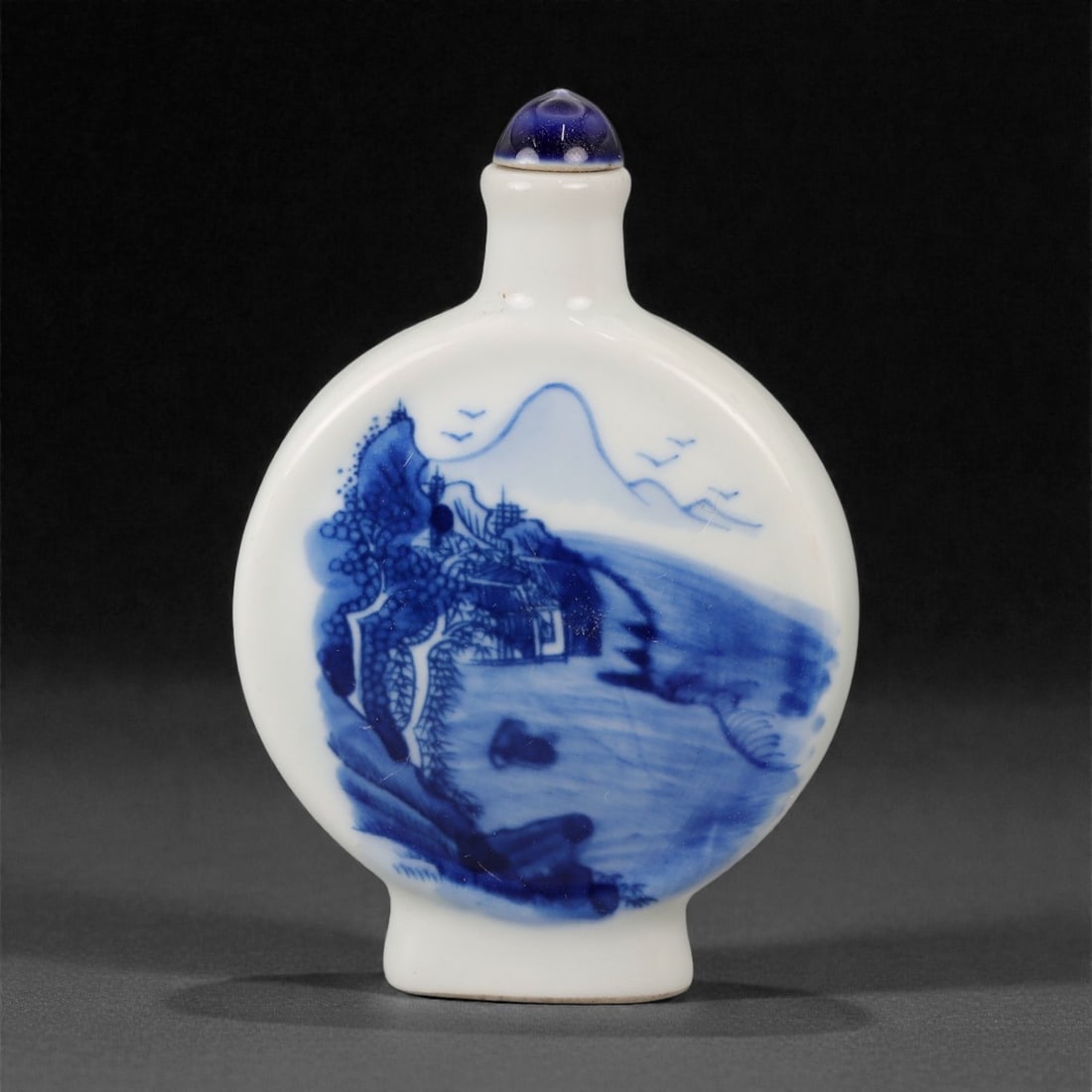 A Chinese Porcelain Snuff Bottle, 20th Century, 52FG (1 of 3)