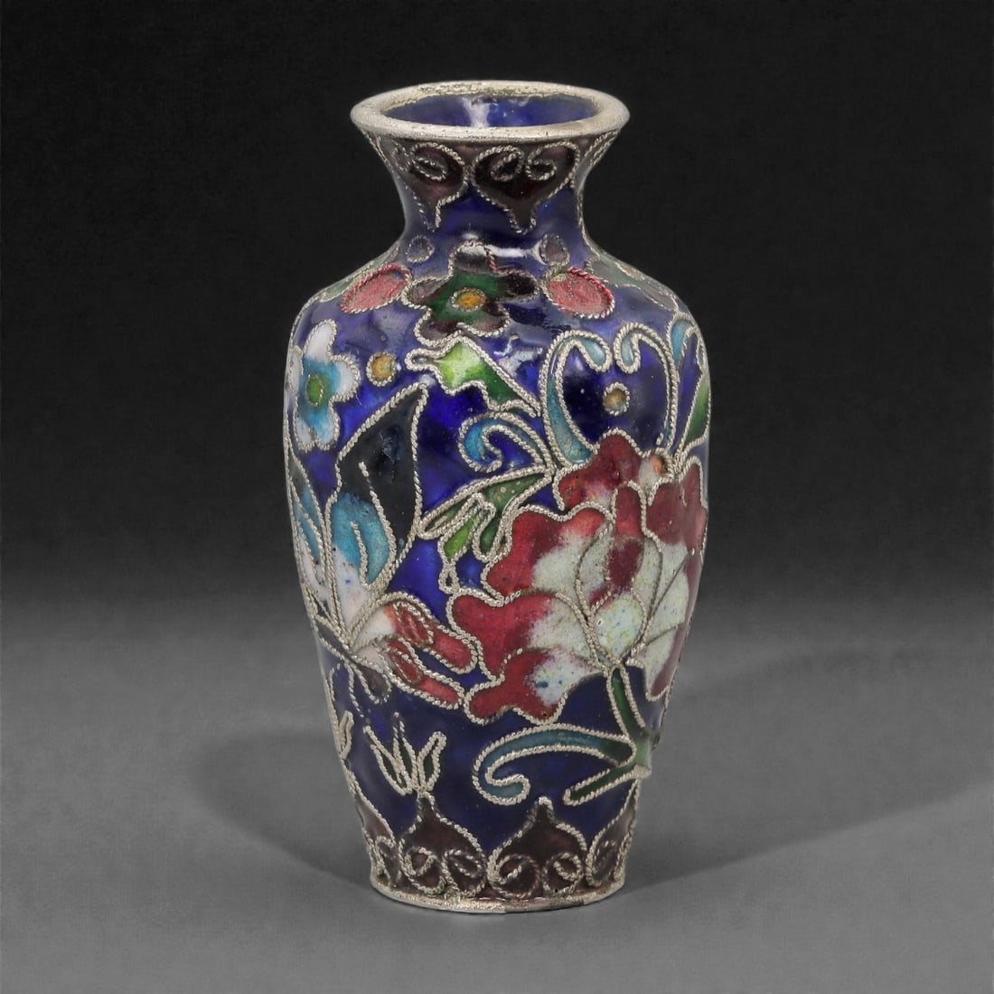 A Chinese Cloisonne Enamel Vase, 20th Century, 98FG (1 of 3)