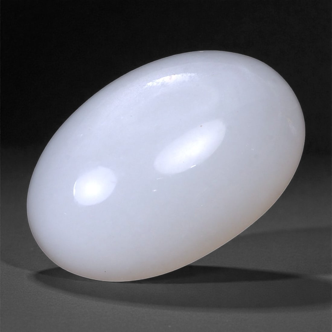 44.36 Carats Snow White Moonstone Cabochon - Natural Sri Lankan Stone, 28x18mm, 84XH (1 of 1)