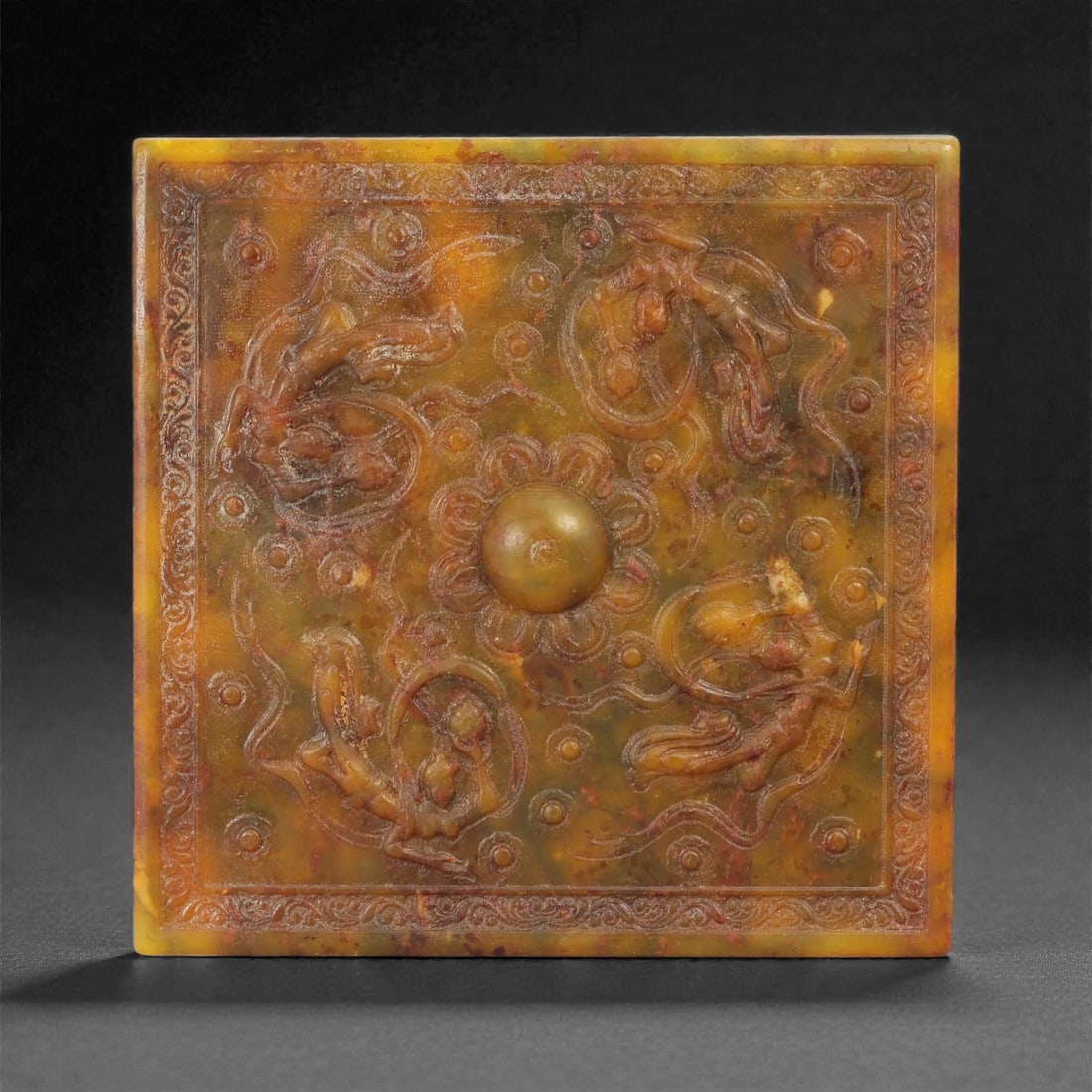 A Chinese Jade Relief Plaque, 20th Century, 50FD (1 of 2)