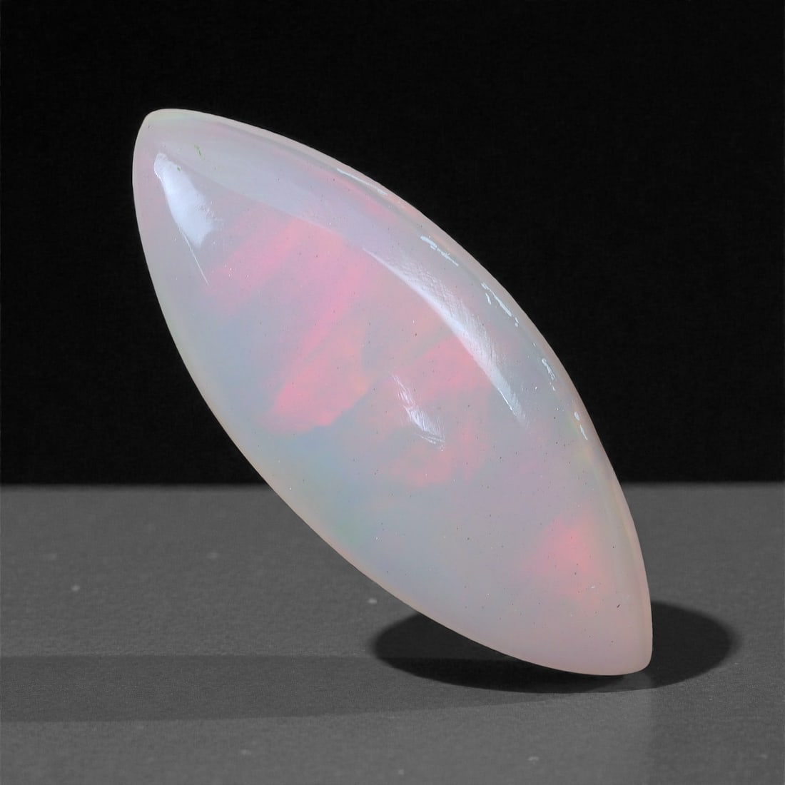 3.06 Carats Marquise Cabochon Opal - Natural Ethiopian Stone 19x7.7x4.7mm, 38XH (1 of 2)