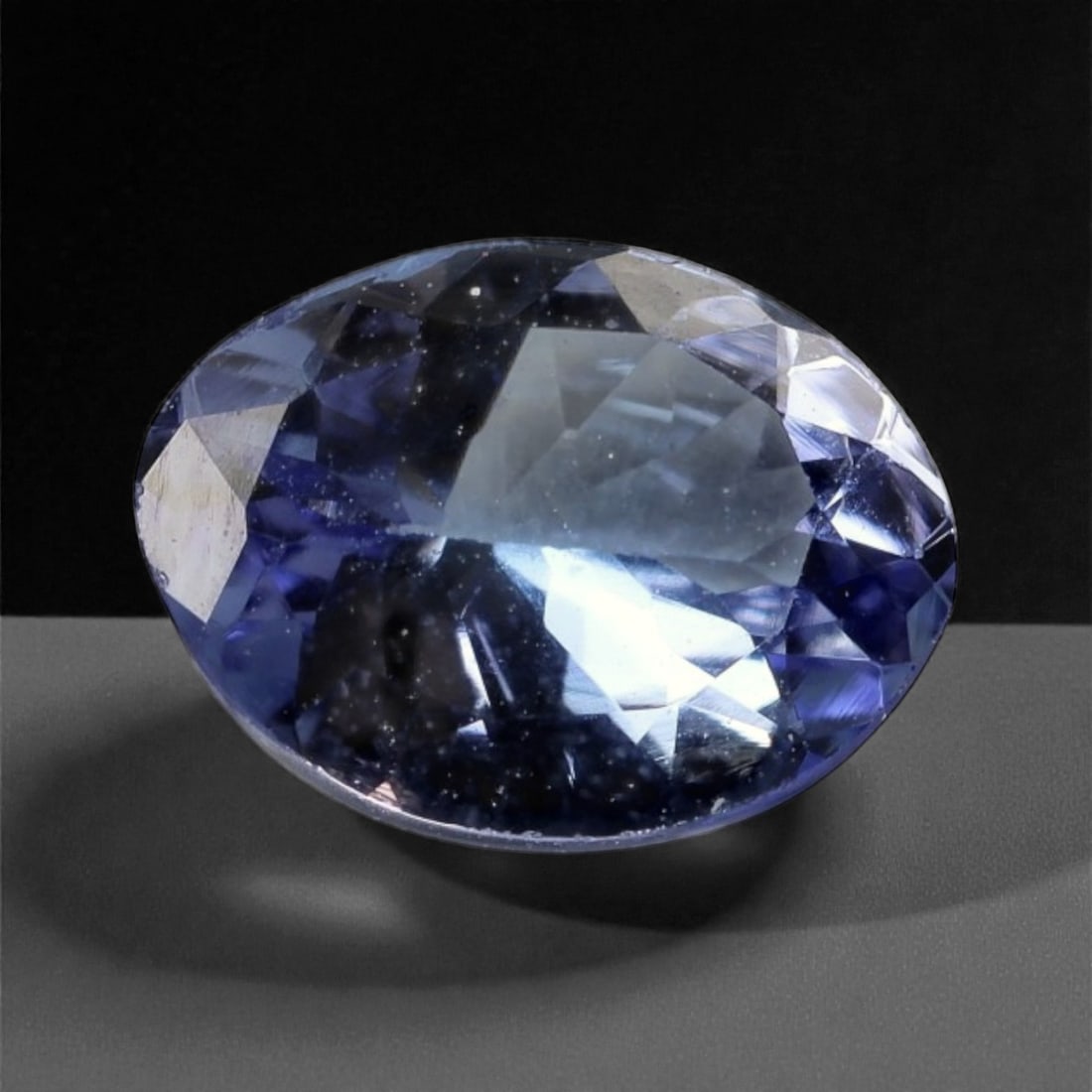 1.00 Carat Violet-Blue Tanzanite - Natural Tanzanian - 7.0x5.7x3.2mm, 33XK (1 of 1)