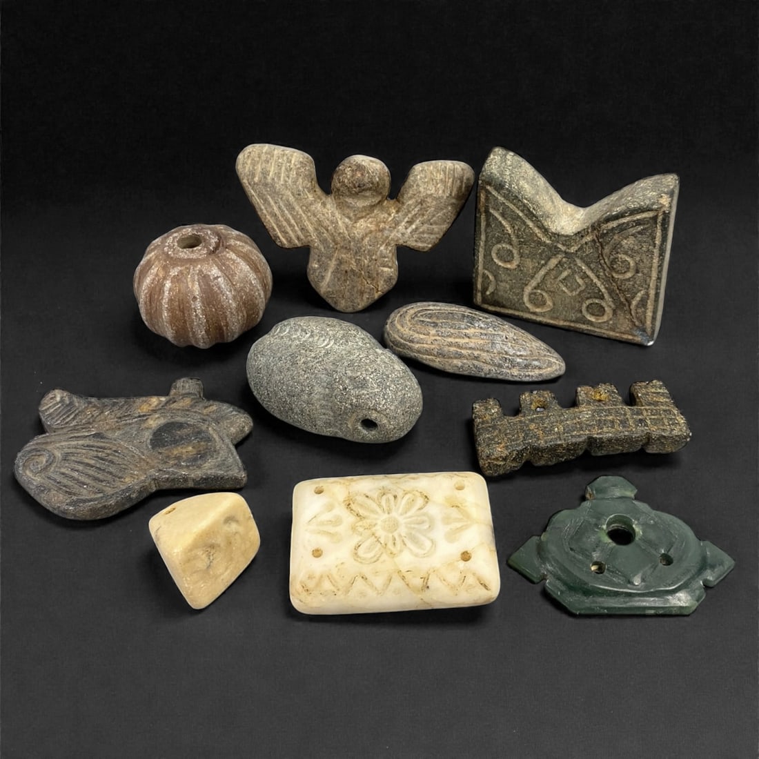 A Near Eastern Stone Amuletic Object Group, 3rd-1st Millennium BCE, 57W (1 of 1)