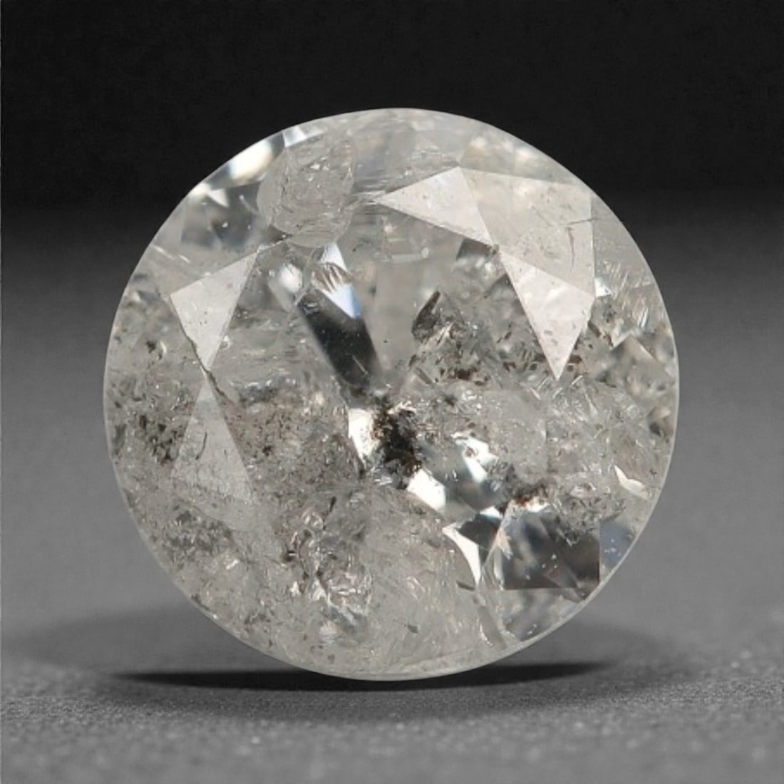 0.21 Carats Fancy Round Diamond - Natural African Stone, 65A (1 of 1)