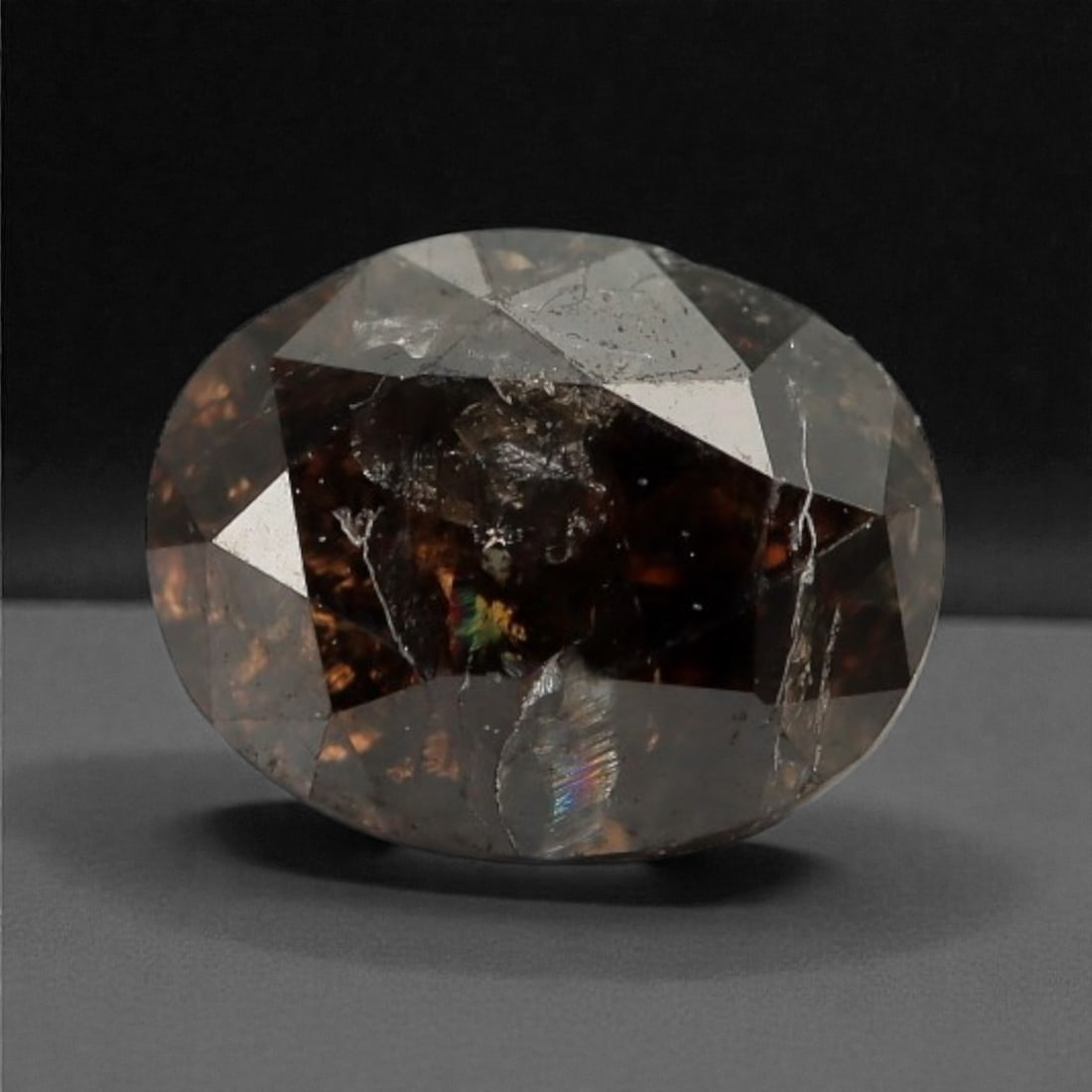 0.31 Carats Cognac Fancy Diamond - Natural African Stone, 4.5x3.5mm, 22A: This singular cognac fancy diamond radiates with a warm, ambered glow, evoking the rich tones of aged brandy and sunlit honey. Precision-cut in a classic brilliant shape, its facets catch light to rev