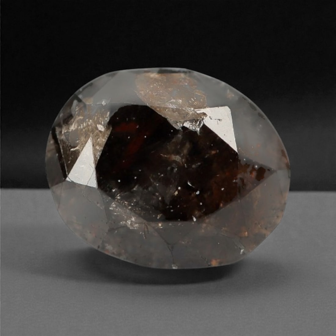 0.38 Carats Cognac Fancy Diamond - Natural African Stone, 4.6x3.7mm, 27A: This singular cognac fancy diamond radiates with a warm, ambered glow, evoking the rich tones of aged brandy and sunlit honey. Precision-cut in a classic brilliant shape, its facets catch light to rev