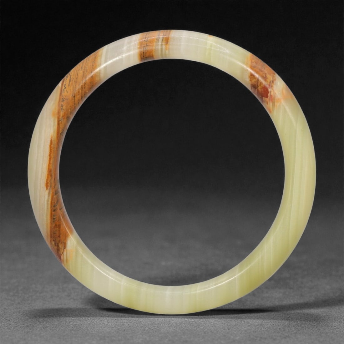 A Chinese Hetian Jade Bangle Bracelet, 20th Century, 21YC (1 of 2)