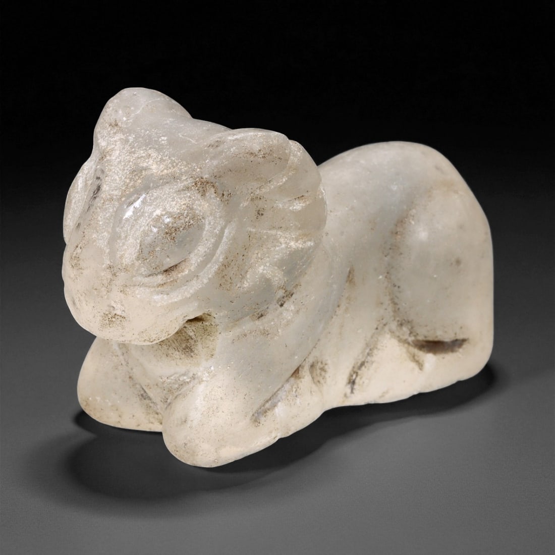 Ancient Medieval Coptic Egyptian Glass Ram Effigy, c. 10th-12th Century CE, 5cm, 29ER (1 of 3)