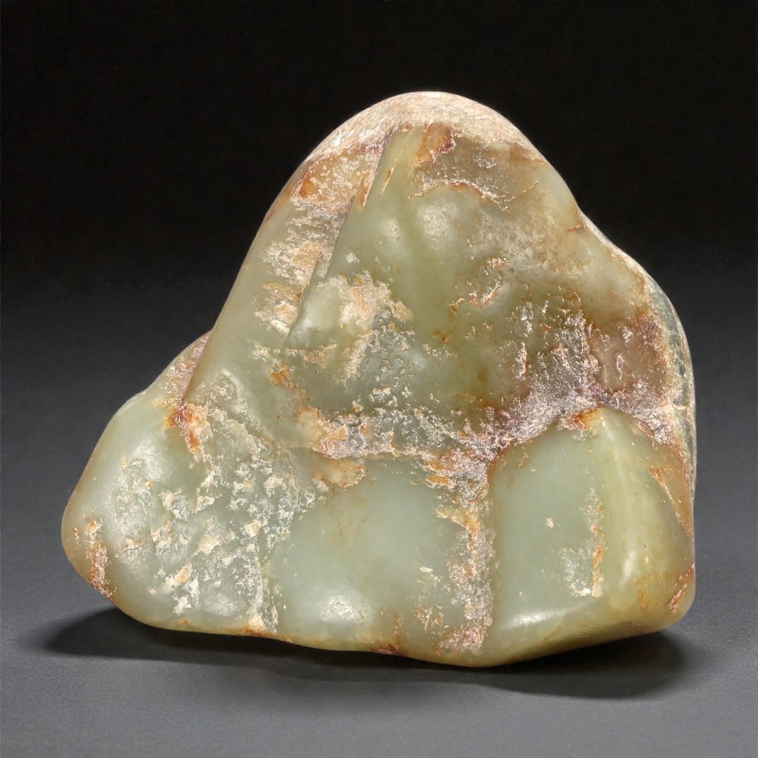 A Chinese Hetian Jade Natural Boulder Display Stone, 20th Century, 5YB (1 of 2)