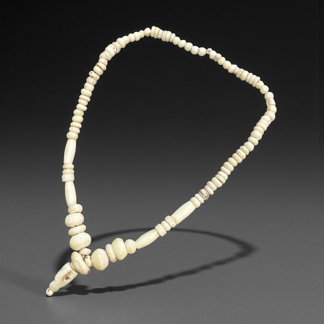 A Near Eastern Bone Bead Necklace Strand, 3rd-2nd Millennium BCE, 15g, 48AA (1 of 1)